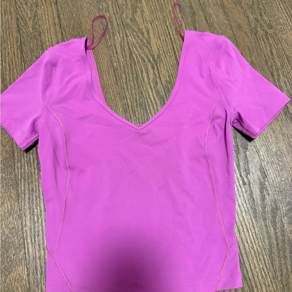 Lululemon Purple Crop Top